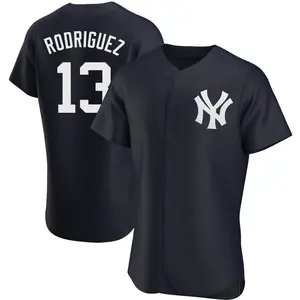 Alex Rodriguez New York Yankees Authentic Alternate Jersey - Navy