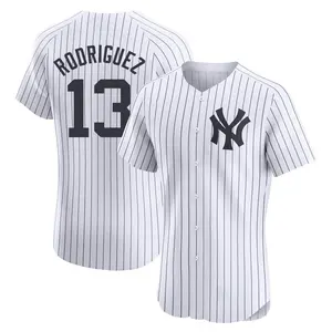 Alex Rodriguez New York Yankees Elite Home Jersey - White