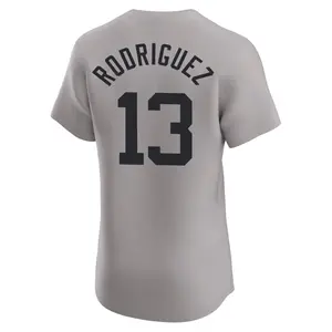 Alex Rodriguez New York Yankees Elite Road Jersey - Gray