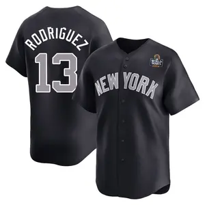 Alex Rodriguez New York Yankees Youth Limited Alternate 2024 World Series Jersey - Navy