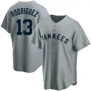 Alex Rodriguez New York Yankees Youth Replica Road Cooperstown Collection Jersey - Gray