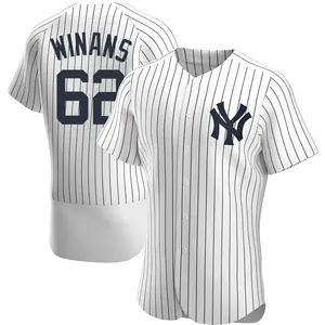 Allan Winans New York Yankees Authentic Home Jersey - White