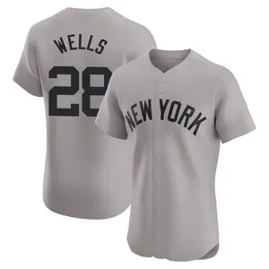 Austin Wells New York Yankees Elite Road Jersey - Gray
