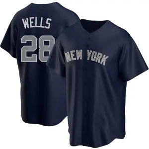 Austin Wells New York Yankees Replica Alternate Jersey - Navy