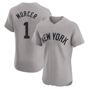 Bobby Murcer New York Yankees Elite Road Jersey - Gray
