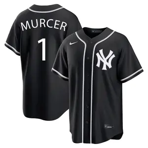 Bobby Murcer New York Yankees Replica Fashion Out Jersey - Black