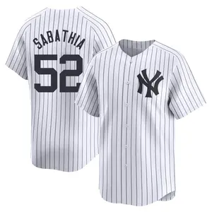 CC Sabathia New York Yankees Limited Yankee Home Jersey - White