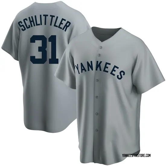 Cam Schlittler New York Yankees Replica Road Cooperstown Collection Jersey - Gray