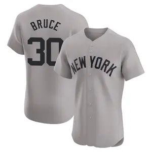 Jay Bruce New York Yankees Elite Road Jersey - Gray