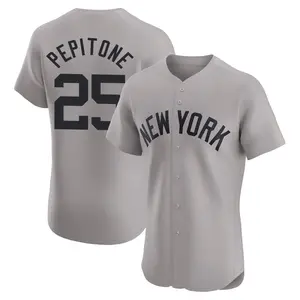 Joe Pepitone New York Yankees Elite Road Jersey - Gray