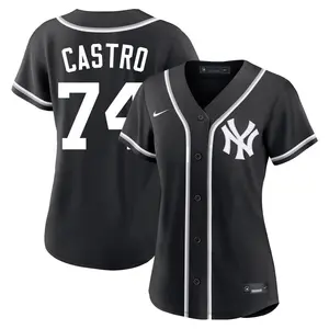 Kervin Castro New York Yankees Women's Replica Fashion Out Jersey - Black