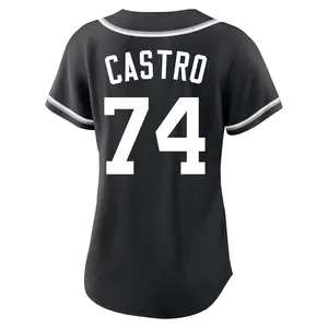 Kervin Castro New York Yankees Women's Replica Fashion Out Jersey - Black