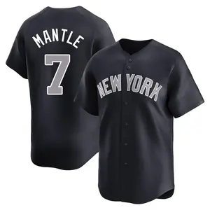 Mickey Mantle New York Yankees Limited Alternate Jersey - Navy