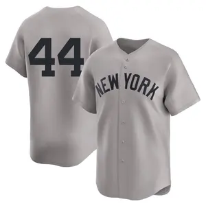 Reggie Jackson New York Yankees Limited Away 2nd Jersey - Gray