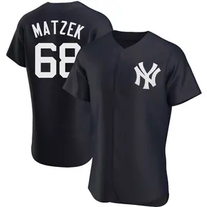 Tyler Matzek New York Yankees Authentic Alternate Jersey - Navy