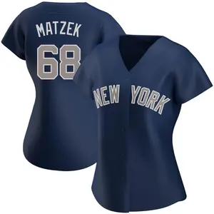 Tyler Matzek New York Yankees Women's Replica Alternate Jersey - Navy